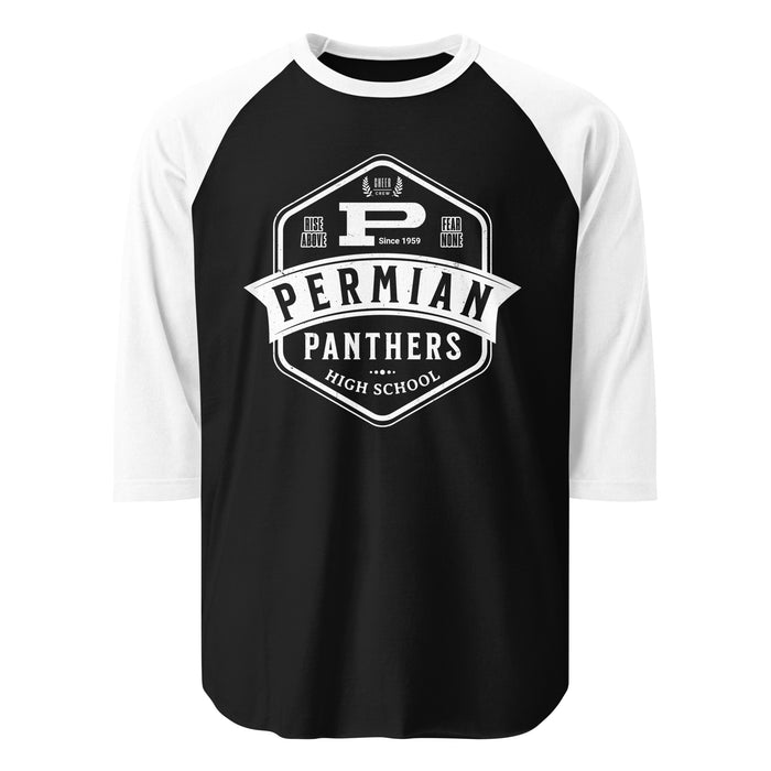 Permian High School Panthers Unisex 3/4 sleeve Raglan T-shirt 209