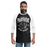 Front view of Permian High School Panthers Unisex 3/4 sleeve Raglan T-shirt 213