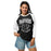 Woman wearing Permian High School Panthers Unisex 3/4 sleeve Raglan T-shirt 213