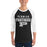 Man wearing Permian High School Panthers Unisex 3/4 sleeve Raglan T-shirt 024