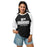 Woman wearing Permian High School Panthers Unisex 3/4 sleeve Raglan T-shirt 202