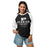 Woman wearing Permian High School Panthers Unisex 3/4 sleeve Raglan T-shirt 217