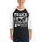 Man wearing Permian High School Panthers Unisex 3/4 sleeve Raglan T-shirt 240