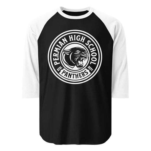 Permian High School Panthers Unisex 3/4 sleeve Raglan T-shirt 220