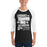 Man wearing Permian High School Panthers Unisex 3/4 sleeve Raglan T-shirt 232