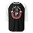 Porter High School Spartans Unisex 3/4 Sleeve Raglan T-shirt 229