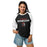 Woman wearing Porter High School Spartans Unisex 3/4 Sleeve Raglan T-shirt 017