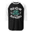 Reagan High School Rattlers Unisex 3/4 sleeve Raglan T-shirt 228