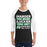 Man wearing Spring High School Lions Unisex 3/4 Sleeve Raglan T-shirt 238