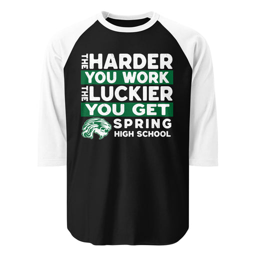 Spring High School Lions Unisex 3/4 Sleeve Raglan T-shirt 238
