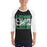 Man wearing Spring High School Lions Unisex 3/4 Sleeve Raglan T-shirt 233