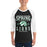 Man wearing Spring High School Lions Unisex 3/4 Sleeve Raglan T-shirt 230