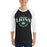 Man wearing Spring High School Lions Unisex 3/4 Sleeve Raglan T-shirt 211