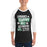 Man wearing Spring High School Lions Unisex 3/4 Sleeve Raglan T-shirt 232