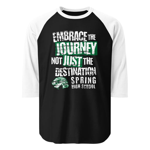 Spring High School Lions Unisex 3/4 Sleeve Raglan T-shirt 232
