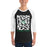 Man wearing Spring High School Lions Unisex 3/4 Sleeve Raglan T-shirt 236