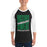 Man wearing Spring High School Lions Unisex 3/4 Sleeve Raglan T-shirt 241