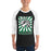 Man wearing Spring High School Lions Unisex 3/4 Sleeve Raglan T-shirt 226A