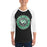Man wearing Spring High School Lions Unisex 3/4 Sleeve Raglan T-shirt 221A
