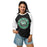 Woman wearing Spring High School Lions Unisex 3/4 Sleeve Raglan T-shirt 221A