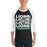 Man wearing Spring High School Lions Unisex 3/4 Sleeve Raglan T-shirt 235