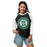 Woman wearing Spring High School Lions Unisex 3/4 Sleeve Raglan T-shirt 216A