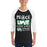 Man wearing Spring High School Lions Unisex 3/4 Sleeve Raglan T-shirt 240