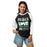 Woman wearing Spring High School Lions Unisex 3/4 Sleeve Raglan T-shirt 240