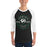 Man wearing Spring High School Lions Unisex 3/4 Sleeve Raglan T-shirt 201