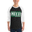 Man wearing Spring High School Lions Unisex 3/4 Sleeve Raglan T-shirt 098