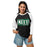 Woman wearing Spring High School Lions Unisex 3/4 Sleeve Raglan T-shirt 098