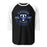 Taylor High School Mustangs Unisex 3/4 sleeve Raglan T-shirt 201