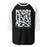 Taylor High School Mustangs Unisex 3/4 sleeve Raglan T-shirt 236