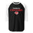 Tomball High School Cougars Unisex 3/4 sleeve Raglan T-shirt 017