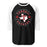 Tomball High School Cougars Unisex 3/4 sleeve Raglan T-shirt 214
