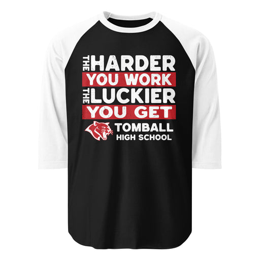 Tomball High School Cougars Unisex 3/4 sleeve Raglan T-shirt 238