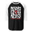Tomball High School Cougars Unisex 3/4 sleeve Raglan T-shirt 236