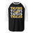 Tomball West High School Tigers Unisex 3/4 sleeve Raglan T-shirt 233