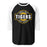 Tomball West High School Tigers Unisex 3/4 sleeve Raglan T-shirt 011