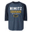 Nimitz High School Cougars Unisex 3/4 Sleeve Raglan T-shirt 003