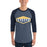 Man wearing Nimitz High School Cougars Unisex 3/4 Sleeve Raglan T-shirt 009