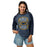 Woman wearing Nimitz High School Cougars Unisex 3/4 Sleeve Raglan T-shirt 207