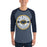 Man wearing Nimitz High School Cougars Unisex 3/4 Sleeve Raglan T-shirt 203