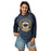 Woman wearing Nimitz High School Cougars Unisex 3/4 Sleeve Raglan T-shirt 220