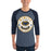 Man wearing Nimitz High School Cougars Unisex 3/4 Sleeve Raglan T-shirt 215