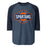 Seven Lakes High School Spartans Unisex 3/4 sleeve Raglan T-shirt 011