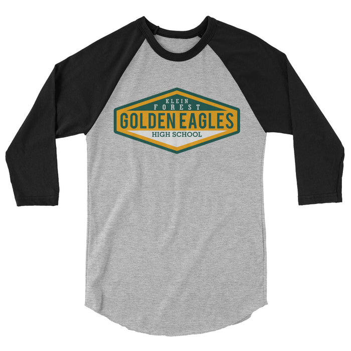 Klein Forest High School Unisex 3/4 Sleeve Raglan T-shirt 09