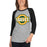 Woman wearing a Klein Forest High School Unisex 3/4 Sleeve Raglan T-shirt 11