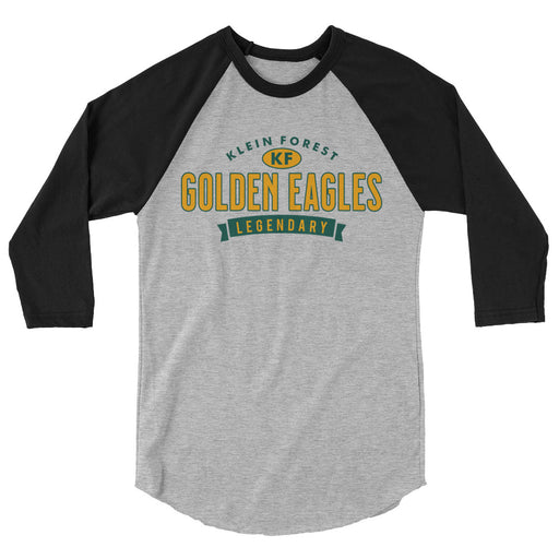 Klein Forest High School Unisex 3/4 Sleeve Raglan T-shirt 44