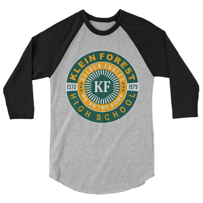 Klein Forest High School Unisex 3/4 Sleeve Raglan T-shirt 30